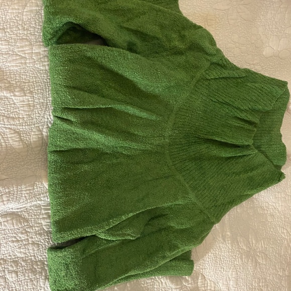 Fluffy winter sweater (green) - Picture 2 of 7